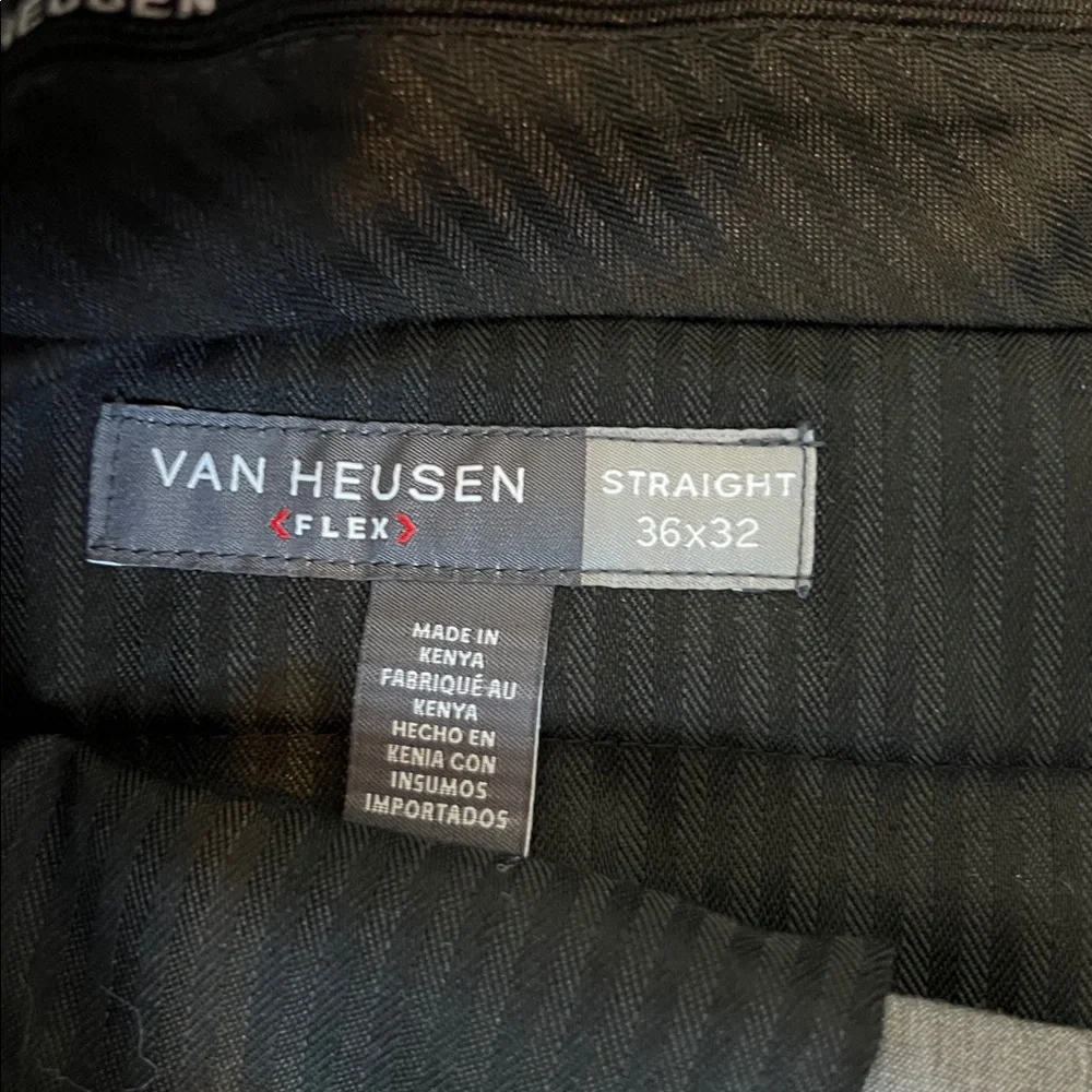 Van Heusen Gray Dress Pants‎ for Men - Straight 36x32